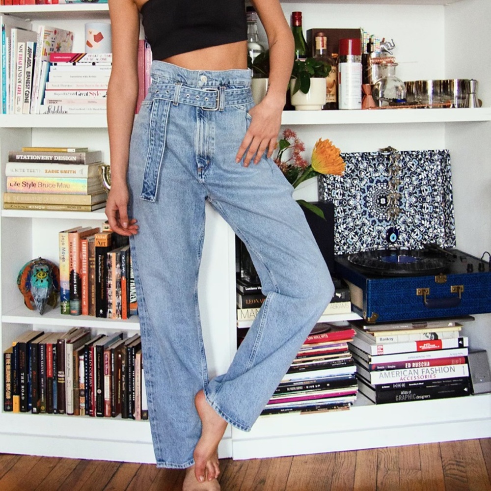 AGOLDE Reworked 90’s Paperbag jeans